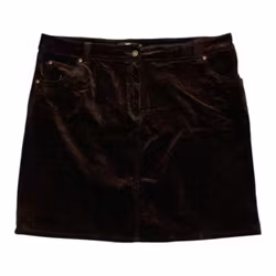 Brun kjol stl 48