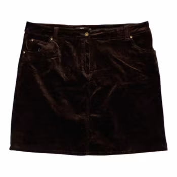 Brun kjol stl 48