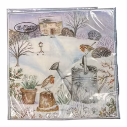 Servetter vinterträdgård