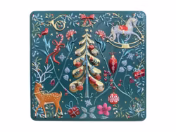 Grön plåtburk ornaments