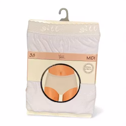 Vit trosa midi stl 38