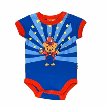 Blå body Bamse stl 56