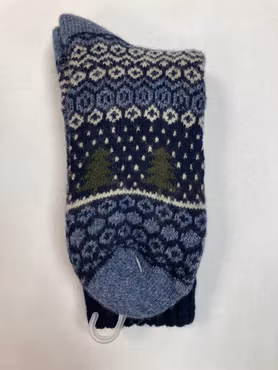 Blå ullsockor stl 31/33