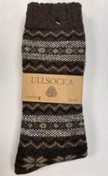 Bruna ullsockor stl 43/45