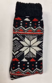 Svarta ullsockor stl 37/39, 40/42