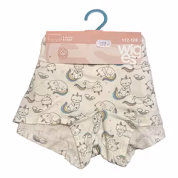 3-pack boxertrosor enhörningar stl 122/128