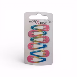 Hårklämmor regnbåge