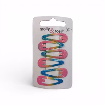 Hårklämmor regnbåge