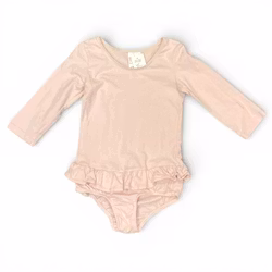 Rosa gympadräkt stl 110/116