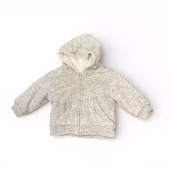 Grå luvjacka stl 74