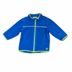 Blå vindfleecejacka stl 80
