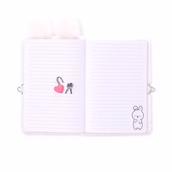 Fluffig dagbok kanin