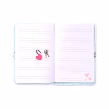 Fluffig dagbok enhörning