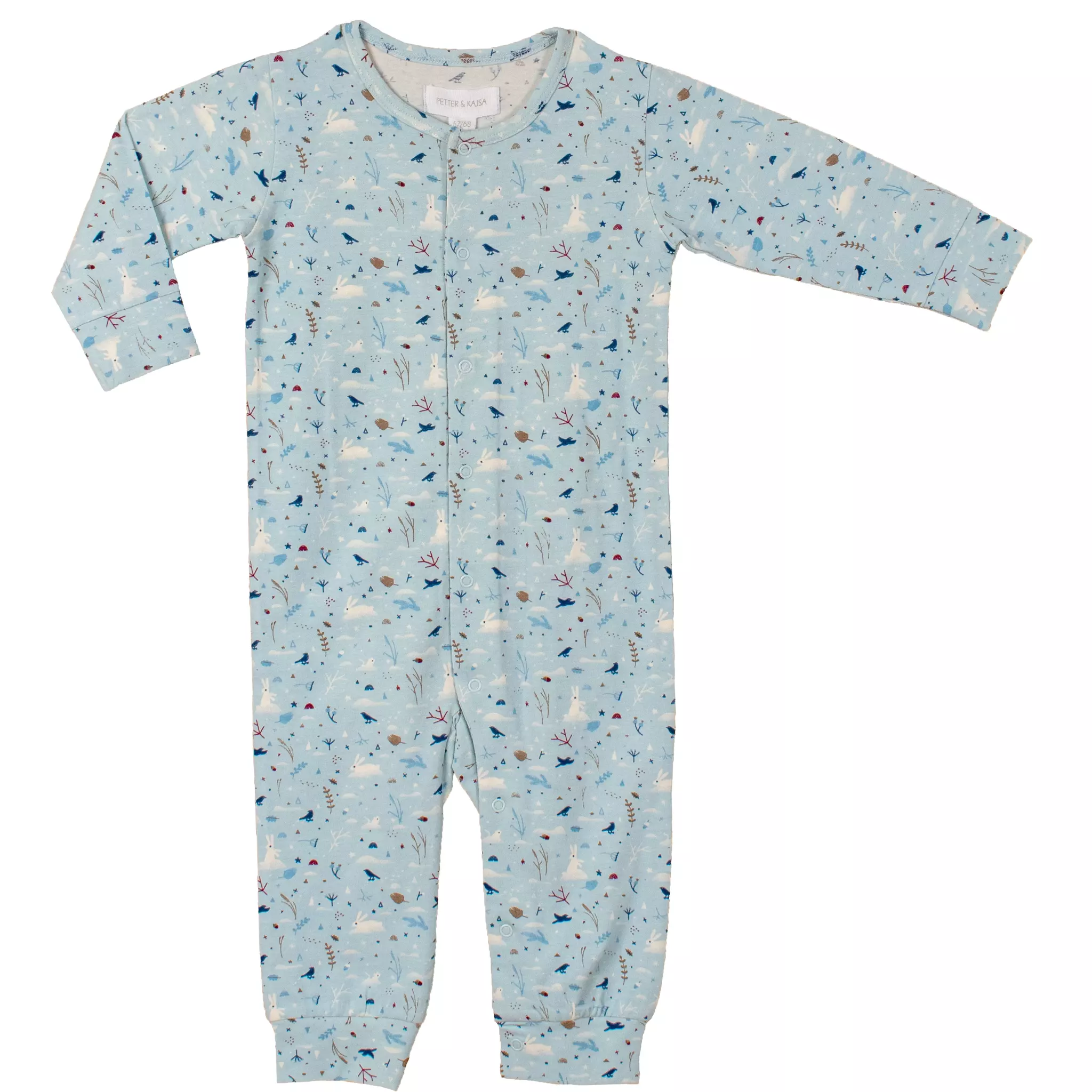 .Ljusblå pyjamas stl 62-86