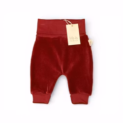 Röda velourbyxor stl 56-74