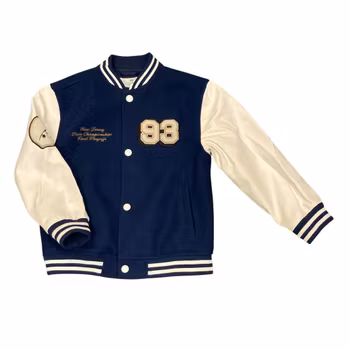 Blå baseballjacka stl 110/116