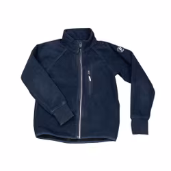 Mörkblå vindfleecejacka stl 122