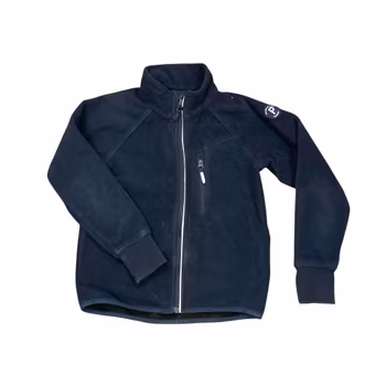 Mörkblå vindfleecejacka stl 122