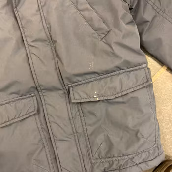 Blå täckjacka stl 122/128