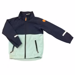 Blå softshelljacka stl 122