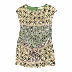 Grön klänning stl 116