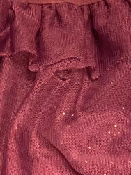 Lila tyllklänning stl 110/116