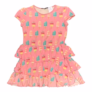 Rosa klänning stl 110/116