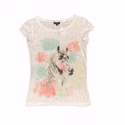 Vit topp häst stl 146/152