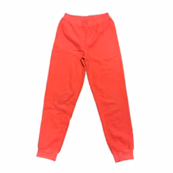 Röda fleecebyxor stl 140