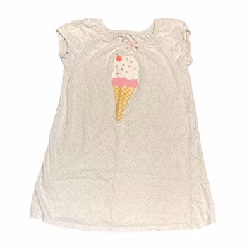 Vit klänning stl 110/116