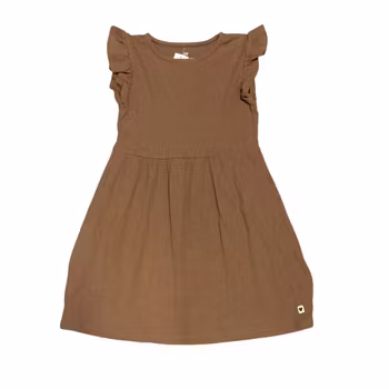 Brun klänning stl 122/128