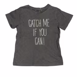 Grå t-shirt stl 110