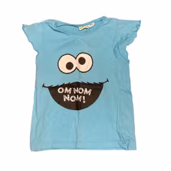 Blå t-shirt stl 110/116