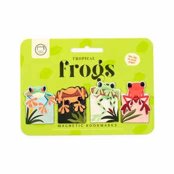 Bokmärken grodor