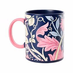 Blå mugg William Morris
