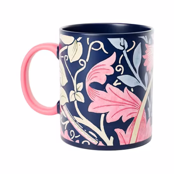 Blå mugg William Morris