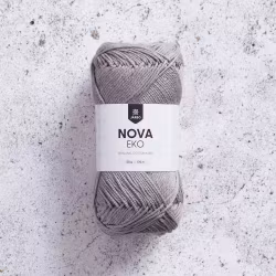 Nova eko bomullsgarn 50g flera olika