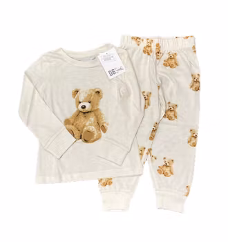 Pyjamas med nallar stl 86-140