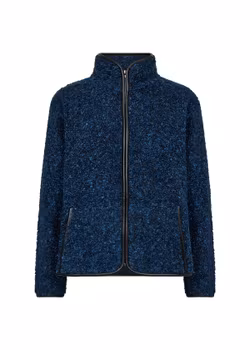 Blå fleecejacka stl S-XXL