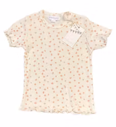 Vit prickig t-shirt
