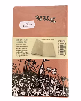 3-pack anteckningsbok Mumin -30%