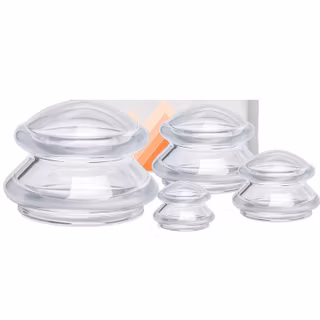 Koppning Transparenta Silikon Koppor