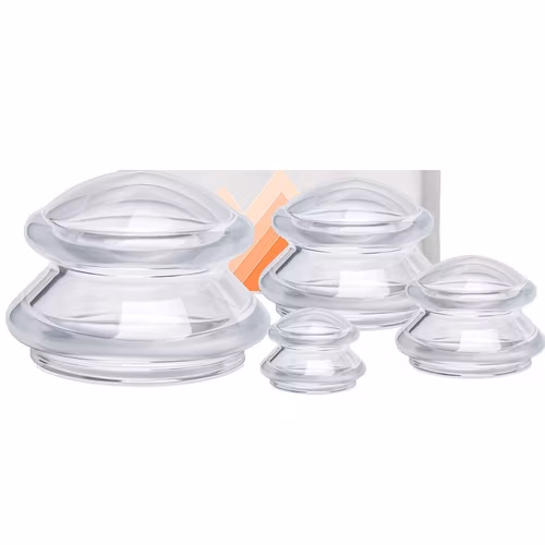 Koppning Transparenta Silikon Koppor