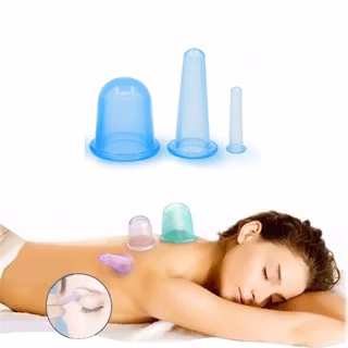 Koppning - vakuumkoppar för massage / cellulitbehandling 3-pack