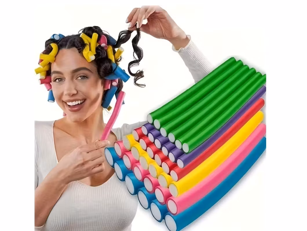 Hår rullar, böjbara 10 -pack