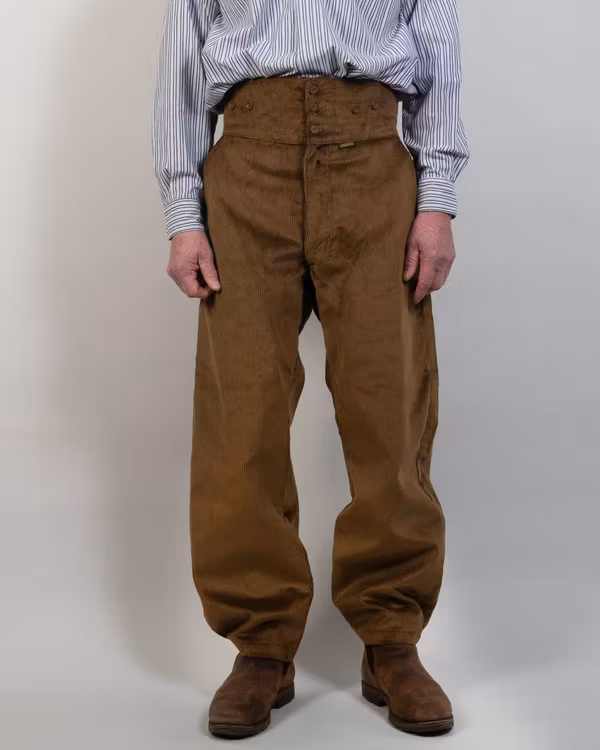 Byxa, manchester, hög midja