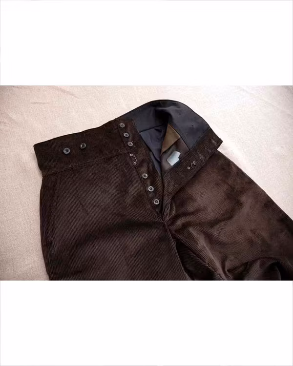 Byxa, manchester, hög midja