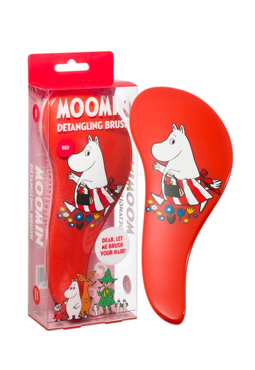 RICH Moomin Detangling Brush - Blue Mumintroll