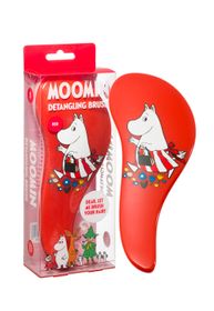 RICH Moomin Detangling Brush - Blue Mumintroll