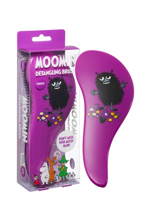 RICH Moomin Detangling Brush - Blue Mumintroll